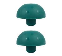 JECOMPRIS Tappi per Vino in Silicone 2 Pezzi, Tappo Ermetico Riutilizzabile per Bottiglie di Vino e Bevande, Tappo Decorativo a Fungo per Festa e Conservazione in Cucina