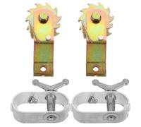 JECOMPRIS Tenditore per Cavi in Acciaio da 4 Pezzi, Resistente e Leggero, per Uso Forestale e Industriale, Regolazione Tensione Corde e Fili Metallici, Accessorio Professionale per Giardino