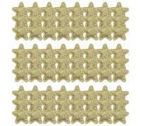 JECOMPRIS Toppe Adesive a Forma di Stella Dorata 100 Pezzi per Decorazioni Natalizie, Applique per Abbigliamento e Accessori per Feste