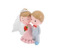 JECOMPRIS Topper Sposini Resina per Torte Nuziali Figurine Decorativa per Matrimonio e Decorazione Feste per Amici e Sposi