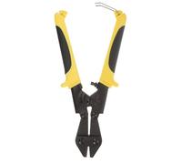 JECOMPRIS Tronchese per Bulloni Compatto e Portatile in Ppr e Acciaio al Carbonio Nero, Cesoia Ergonomica per Tagliare Filo e Rivetti Precisione