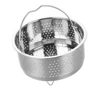 JECOMPRIS Vaporiera Acciaio Inox Manico e Base per Cuociriso e Pentola Steamer Rack Riutilizzabile per Verdure Pesce e Dumplings Utensile Cucina Multifunzione