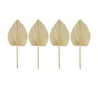JECOMPRIS Vase Art Ornament Decorative Dry Palm Leaf in legno, 4 Pezzi, Decorazione da appendere alla festa per matrimoni e cocktail party
