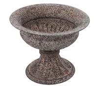 JECOMPRIS Vaso Decorativo Resistente a Forma di Urna in Ferro Vintage per Composizioni Floreali da Tavolo Adatto a Decorazioni Natalizie e Uffici