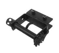 JECOMPRIS Verricello Manuale di Ancoraggio per Camion Portatile, Tenditore a Cinghia Nero Resistente, Compatibile Rimorchi a Pianale per Trasporto Sicuro e Rapido Fissaggio del Carico