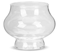 JECOMPRIS Vetro Paralume Copertura in Antivento Lampada, a Olio | Sostituzione per Pezzi Vecchi o Rotti, Stile Semplice e Chic, Uso Domestico Decorativo, Finitura Trasparente