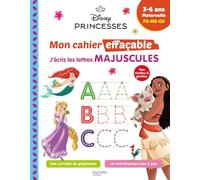 J'écris les lettres majuscules Maternelle PS-MS-GS: Disney Princesses