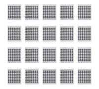 Jectse 1120 PCS Marker Scanner 3D 3 Mm ID 6 Mm OD Ad Alta Riflettente Forte Adesiva 3D Tracciamento a Scansione DOT di Posizionamento del Punto di Posizionamento, Cattura Dettagli