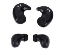 Jectse 2 Paia di Auricolari per Dormire, Piccoli Auricolari Wireless Bluetooth 6.0 con Custodia di Ricarica per Lavorare Sul Lato del Dormiente (BLACK)