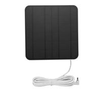 Jectse 2 Pannelli, 20% IP65 con Cavo da 9,8 Piedi Porta DC USB C Micro USB, per Caricatore Solare Esterno Cam Plus Up Cam Battery Camera