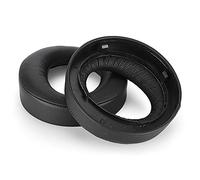 Jectse 2 Pezzi Copri-Pad in Spugna di Memoria Morbosa e ConfortOvole, Copertura per Cuffie in Pelle Proteica Importata, Copertura per Cuffie Resistente Alla Corrosione, Suono, Due Colori (BLACK)