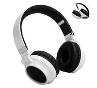 Jectse 5.0 Wireless Game Affione LED Sulle Cuffie 'orecchio Stereo da 3,5 Mm, Corno NDFEB da 40 Mm, con Spugna di Memoria per Tablet per Computer Desktop, modalità FM e Supporto LED