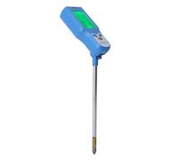 Jectse 6 in 1 Terreno Tester Digitale PH Temperatura della Luce Solare intensità Solare Fertilità del Misuratore del Suolo con Display LCD per la Cura del Prato da Giardino, Misuratore