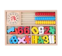 Jectse Abaco in Legno Giocattolo per L'apprendimento della Matematica, Giocattolo Educativo per L'aritmetica dei Bambini, Aiuta i Bambini a Imparare L'aritmetica di Base, 20 Numeri, in Legno