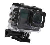 Jectse Action Camera 4K, Videocamera Sportiva Multifunzionale a Doppio Schermo per il Surf per gli Sport all'aria Aperta