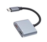Jectse Adattatore Display da HDMI a USB-C per Occhiali AR, Adattatore da Interfaccia Multimediale HD a USB C, 4K 60Hz Ultra HD, per Air 2 Pro, Switch 2/1, Monitor Portatili