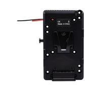 Jectse Adattatore per Batteria con Attacco a D e Attacco a V, Adattatore di Alimentazione per Piastra Batteria con Blocco a V per Monitor Luce LED della Fotocamera