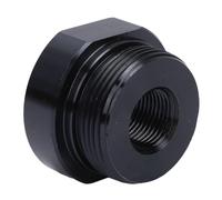 Jectse Adattatore per Mandrino per Tornio per Legno, Adattatore per Inserto per Mandrino con Filettatura Maschio da 40 Mm X 18 Mm Femmina, Piastra Frontale in Acciaio, per per Paletta per Tornio per