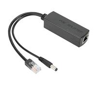 Jectse Adattatore POE Standard Kit Splitter Efficiente da 48 V a 12 V per Alimentazione Trasmissione a Lunga Distanza Tecnologia ABS Plug and Play