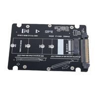 Jectse Adattatore SSD da M.2 a U.2, Adattatore M Key NVMe a U. SFF 8639 con Supporto PCIe 4.0 X4 a 64 Gbps, per Fattori di Forma SSD 2230 2242 2260 2280