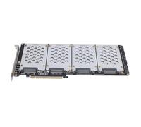Jectse Adattatore U.2 a PCIE 4.0 X8, Componenti Interni del Computer Disco Rigido, Supporta unità NVME o 2.5in, Dissipazione del Calore, Facile Installazione per Vittorie, per, PCIE