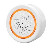Jectse Allarme Intelligente con Luce Acustica con Altoparlante 90 DB, Allarme a Luce Visibile Stroboscopica, Controllo Wireless, Rileivament del Movimento, 18 Toni Selezionabilli, (#1)