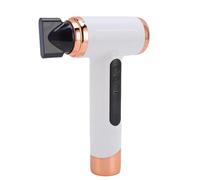 Jectse Asciugacapelli Ionico Cordless, 200W 30000 RPM Asciugacapelli Ricaricabile USB con Ugello Rotante a 360 Gradi, per Viaggi Campeggio Uso Domestico (WHITE)