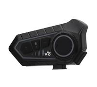 Jectse Auricolare Bluetooth per Casco, Interfono Bidirezionale Bluetooth 6.0 con Cancellazione del Rumore e Durata della Batteria di 20 Ore, Impermeabile IPX6 per Moto Integrale