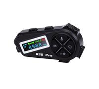 Jectse Auricolare Bluetooth per Casco Moto Bluetooth 5.4 Interfono Moto con Display LED Batteria 18H IPX6 Microfono Impermeabile con Cancellazione del Rumore per la Guida in