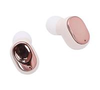 Jectse Auricolari Bluetooth 5.6, Vera Riduzione del Rumore Stereo Wireless con Aderenza Profonda All'orecchio, per Chiamate Musicali Comunicazione Chiara Portata di 10 M Tempo di (Bianco crema)