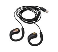 Jectse Auricolari Cablati di Tipo C, Cuffie a Conduzione Aerea a Orecchio Aperto con Driver da 14 Mm, Microfono con Cancellazione del Rumore, Pulsanti Fisici, Ganci Ergonomici per