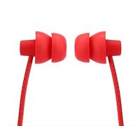 Jectse Auricolari Cablati nell'orecchio, Cuffie da 3,5 Mm con Alta qualità del Suono, Compatibili con il Sonno, Cuffie Drive By Wire per Telefoni Cellulari (rosso)