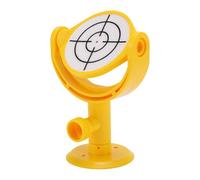 Jectse Bersaglio Riflettente della Stazione Totale, Materiale ABS da 60 Mm di Diametro con Staffa e Mirino per Rilevamento Edilizio, Adatto per Strumenti