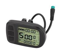 Jectse Bike Elettrico LCD -Display -Messer con Chiave Ergonomica per Un Pannello di Controllo Pratico per la visibilità del Giorno e della Notte, Adatto Ai Driver di Protocollo n. 1