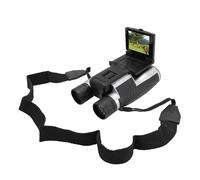 Jectse Binocolo Compatto 12x32 per Adulti, Videoregistratore da 48MP 2.5K, Binocolo Ad Alta Potenza con Zoom Digitale 8X per Escursionismo, Concerti, Viaggi su Navi da Crociera (64GB)