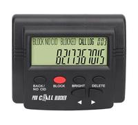 Jectse Blocco Chiamate per Fissa, Box ID Chiamante di Grande Capacità per 4000 Gruppi con Display LCD, Previene Chiamate Molestie Blocco Telefono, Ideale per Ufficio Domestico