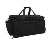 Jectse Borsa Grande per Cavi DJ con Tasche per Laptop e Microfono, 6 Divisori Rimovibili e Cuscino Inferiore Spesso, Borsa da Viaggio per Attrezzatura DJ Professionale, 61x32x28 Cm