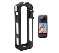 Jectse Cage della Fotocamera per 360 X5, Telaio di utilità a Rilascio Rapido Magnetico per 360 X5 Accessori Protettivi con Doppi Supporti per la Scarpa Fredda per Luce Flash Microfono