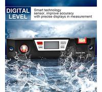 Jectse Calibro di Rileilamento Del'angolo, Goniometro Inclinometro Con Display LCD Digitale Eletronica, Rigello Angolare Universale A Livello di Siloro, Funzio di Blocco Dati, Con