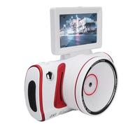 Jectse Camera da Vlog da 64 MP 4K, Zoom 18x, Videocamera da Viaggio AutoFocus Schermo Anti -Shake per Casa Selfie, Stile Vintage, per Incontri Familiari, Ricordi di Registri (WHITE)