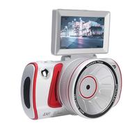 Jectse Camera da Vlog da 64 MP 4K, Zoom 18x, Videocamera da Viaggio AutoFocus Schermo Anti -Shake per Casa Selfie, Stile Vintage, per Incontri Familiari, Ricordi di Registri (SILVER)