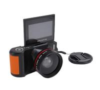Jectse Camera Digitale da 64 MP 4K con Zoom 18x, Focus Auto Anti Anti Shake Rilevamento del Movimento Facciale WiFi Vlogging Vlogging Camera, Schermata HD da 3 Pollici, Batteria da (BLACK)