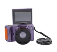 Jectse Camera Digitale da 64 MP 4K con Zoom 18x, Focus Auto Anti Anti Shake Rilevamento del Movimento Facciale WiFi Vlogging Vlogging Camera, Schermata HD da 3 Pollici, Batteria da (PURPLE)