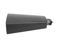 Jectse Campanaccio in Metallo da 8 Pollici e Bastone di Legno, Grande Strumento a Percussione Manuale con Generatore di Rumore per Batteria, Campanaccio Professionale con Bastone
