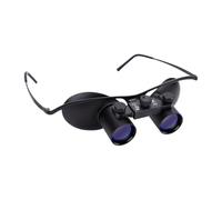 Jectse Cannocchiale 2.5x Senza Mani Occhiali Binocolo | Occhiali da Opera Indossabili per Concerto, Teatro, Spettacoli Dal Vivo, Montatura Regolabile, Lenti in Vetro Ottico