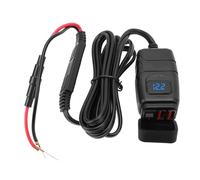 Jectse Caricabatterie USB per Moto, Doppia Porta Quick Charge 3.0 per
