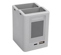Jectse Caricatore a Doppia Batteria Drone, Hub di Ricarica Rapida con Display LCD, Stazione di Ricarica Portatile per 3 3 Pro 4 Pro Drone Batterie, Caricando 3 Accessori per Sequenze