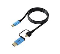 Jectse Cavo da Tipo C a Tipo C 4K 60Hz Cavo da USB a USB 4K Ultra HD da a 60Hz 1,8M Trasferimento Dati Ad Alta velocità con Guscio in Alluminio per Telefono Tablet