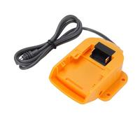 Jectse Cavo di Alimentazione e Adattatore per Batteria Materiali Premium Plug and Play per Mini Dish Batteria Agli Ioni di Litio da 18 V 20 V per 1 M