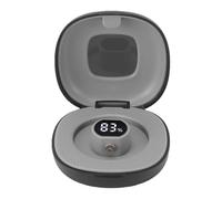 Jectse con Display LED, Batteria da 180 MAh per 10 Ricariche Complete, Scatola Compatta con Porta di Tipo C, per Anelli R02 R03 R06 R11M R8 H01 (BLACK)